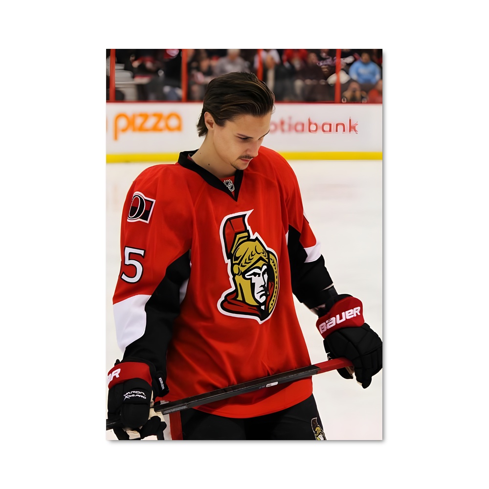 Poster Erik karlsson – affiche Hockey sur glace